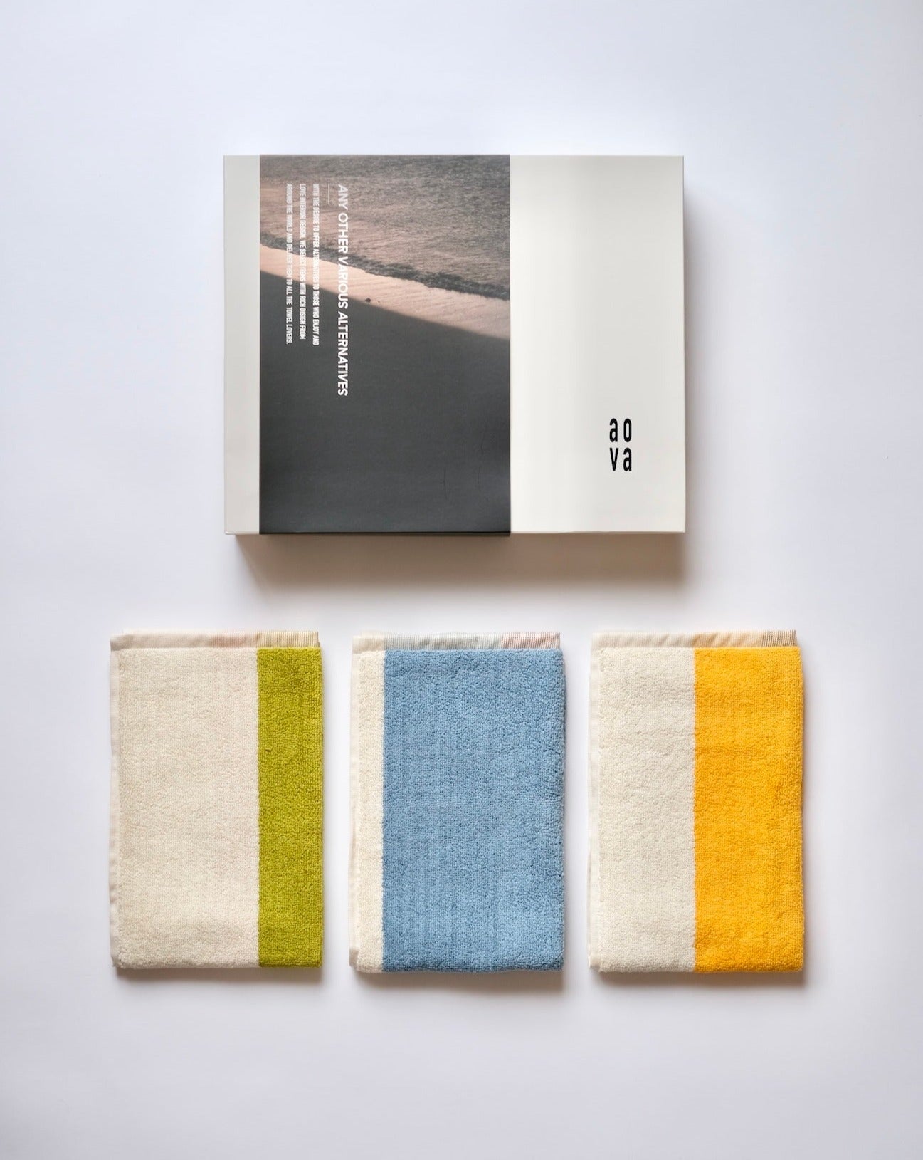 GIFT SET】M&M HAND TOWEL｜ハンドタオル 3枚セット – ANY OTHER